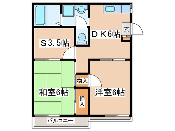 サンデリカの物件間取画像